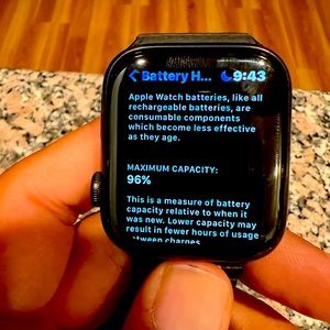 Apple Watch series 5. Titanium black 44mm